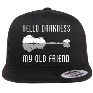 Hello Darkness My Old Friend Flat Bill Trucker Hat