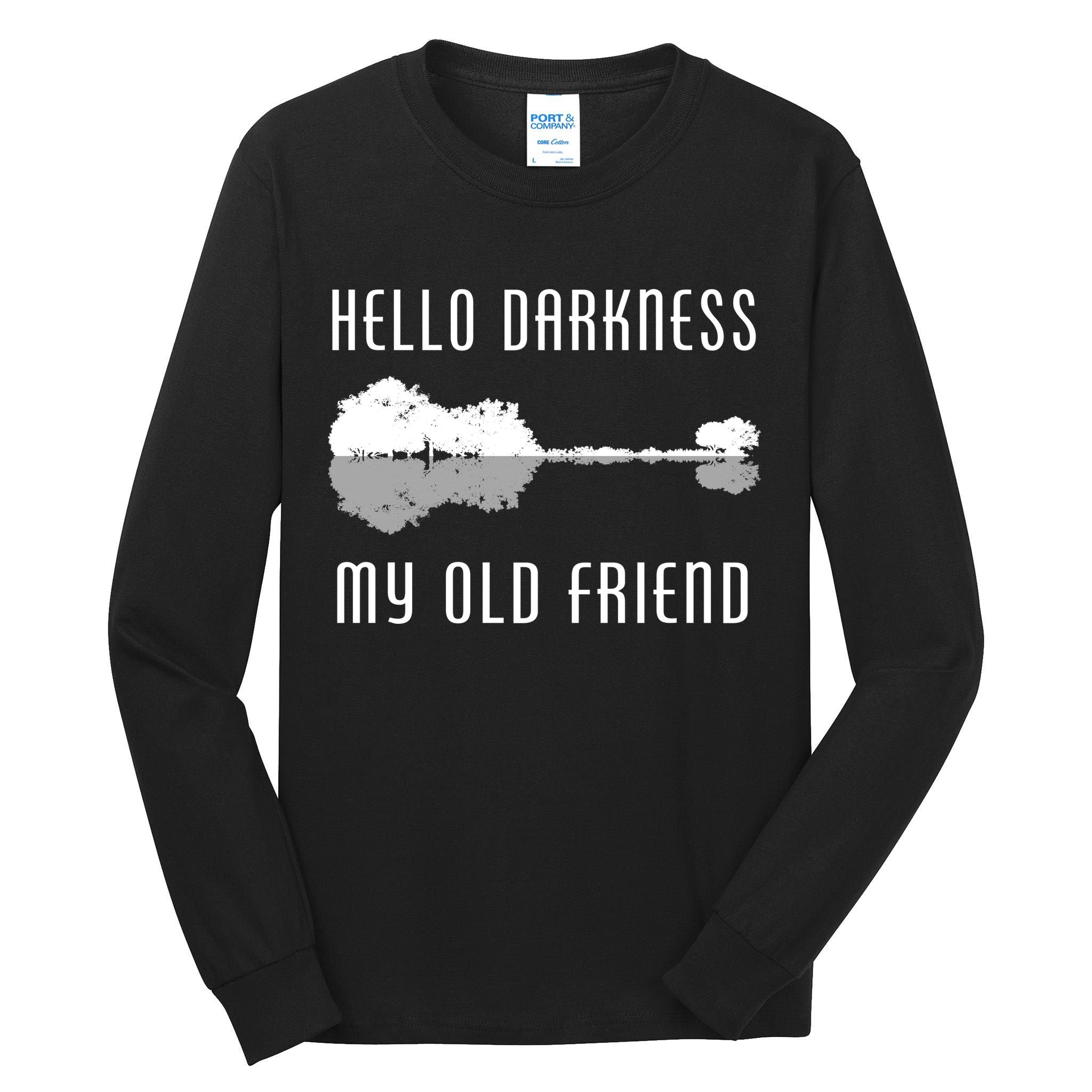 Hello Darkness My Old Friend Tall Long Sleeve T-Shirt