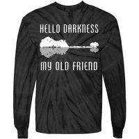 Hello Darkness My Old Friend Tie-Dye Long Sleeve Shirt