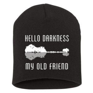 Hello Darkness My Old Friend Short Acrylic Beanie