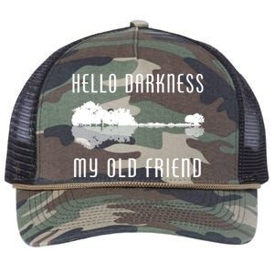 Hello Darkness My Old Friend Retro Rope Trucker Hat Cap