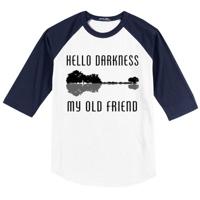 Hello Darkness My Old Friend Baseball Sleeve Shirt