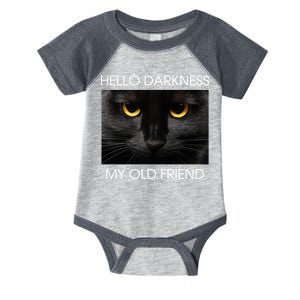 Hello Darkness My Old Friend Cat Infant Baby Jersey Bodysuit