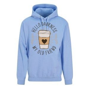 Hello Darkness My Old Friend Coffee Lover Unisex Surf Hoodie