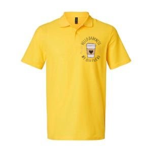 Hello Darkness My Old Friend Coffee Lover Softstyle Adult Sport Polo