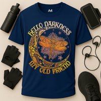 Hello Darkness My Old Friend Dragonfly Moon Performance Shirt