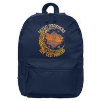 Hello Darkness My Old Friend Dragonfly Moon 16 in Basic Backpack