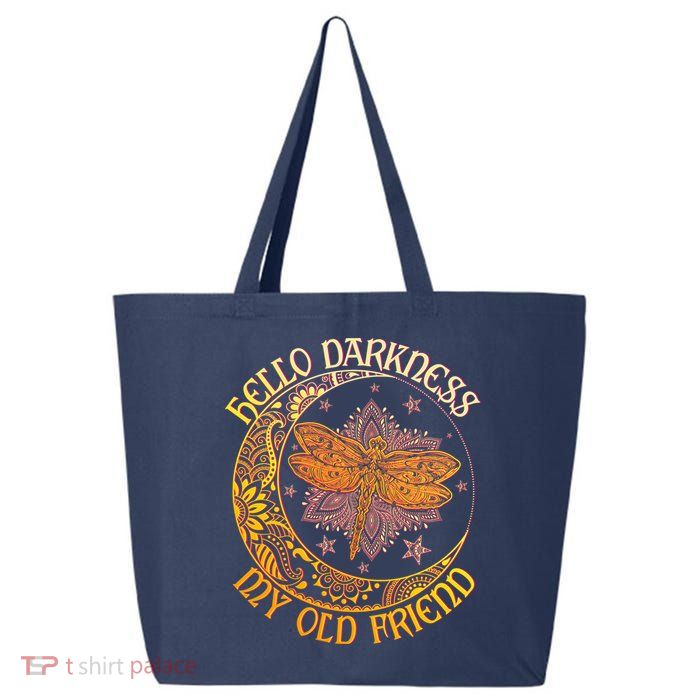 Hello Darkness My Old Friend Dragonfly Moon 25L Jumbo Tote