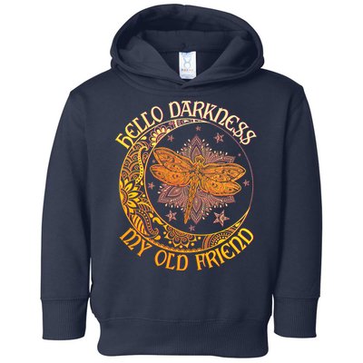 Hello Darkness My Old Friend Dragonfly Moon Toddler Hoodie