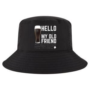 Hello Darkness My Old Friend Funny Drinking Cool Comfort Performance Bucket Hat