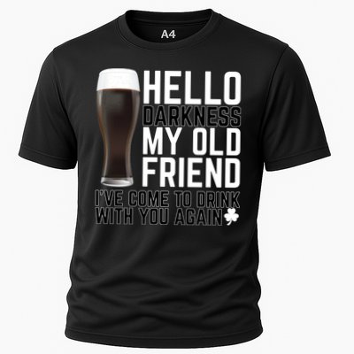 Hello Darkness My Old Friend Funny Drinking Performance Shirt