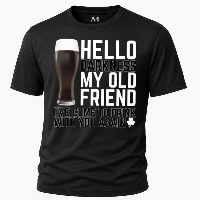 Hello Darkness My Old Friend Funny Drinking Performance Shirt