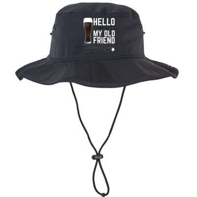 Hello Darkness My Old Friend Funny Drinking Bucket Hat