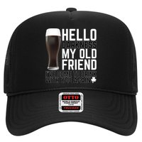 Hello Darkness My Old Friend Funny Drinking Trucker Hat