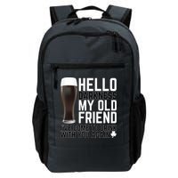Hello Darkness My Old Friend Funny Drinking Backpack