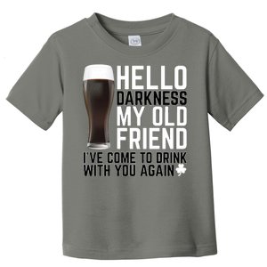 Hello Darkness My Old Friend Funny Drinking Toddler T-Shirt