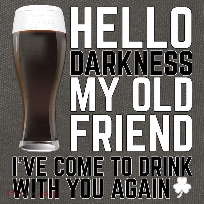 Hello Darkness My Old Friend Funny Drinking Cotton Canvas Backpack