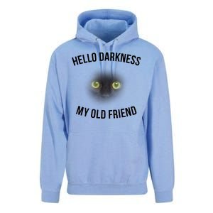 Hello Darkness My Old Friend Scary Cat Unisex Surf Hoodie