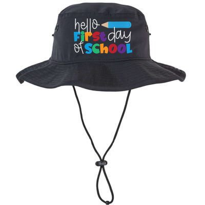 Hello First Day of School Cute Pencil Bucket Hat