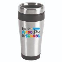 Hello First Day of School Cute Pencil 16oz Travel Tumbler