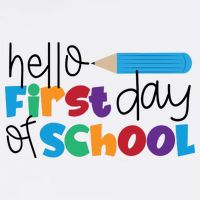 Hello First Day of School Cute Pencil Garment-Dyed Sweatshirt