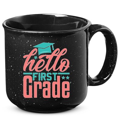 Hello First Grade 15oz Campfire Ceramic Mug