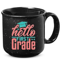 Hello First Grade 15oz Campfire Ceramic Mug