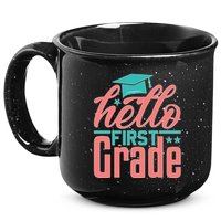 Hello First Grade 15oz Campfire Ceramic Mug