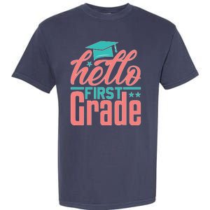 Hello First Grade Garment-Dyed Heavyweight T-Shirt