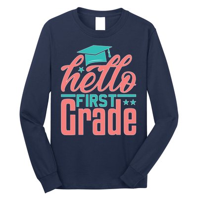 Hello First Grade Long Sleeve Shirt