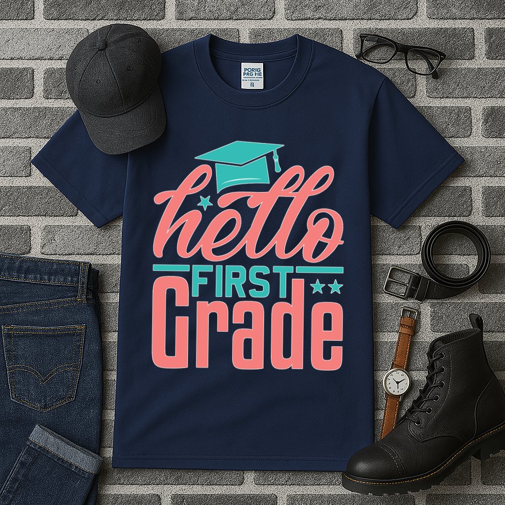 Hello First Grade Tall T-Shirt