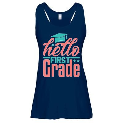 Hello First Grade Ladies Essential Flowy Tank