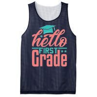 Hello First Grade Mesh Reversible Basketball Jersey Tank