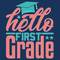 Hello First Grade Poster