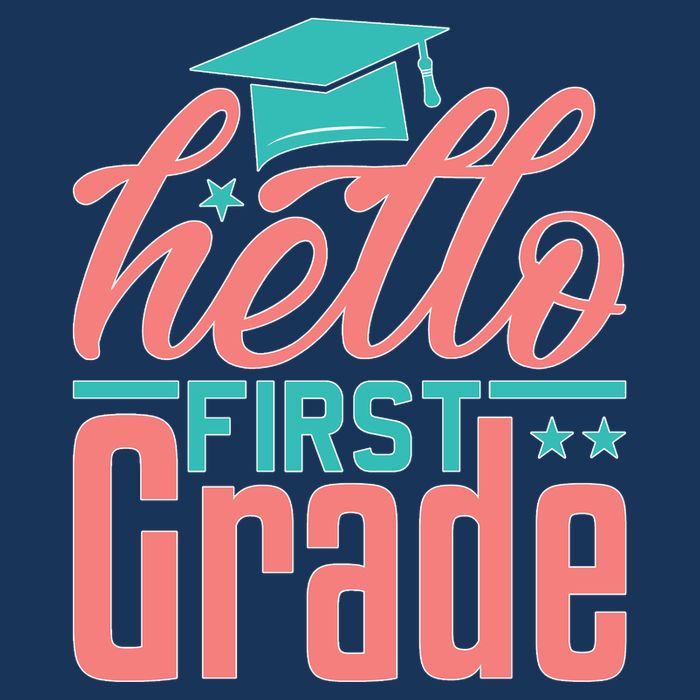 Hello First Grade Poster