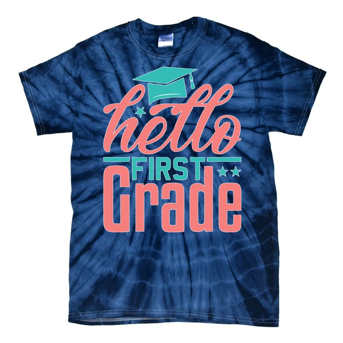 Hello First Grade Tie-Dye T-Shirt