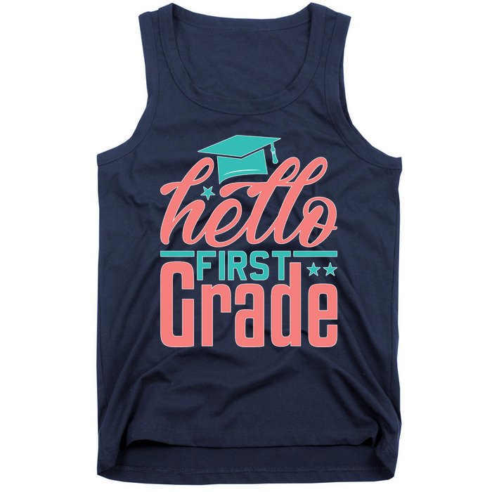 Hello First Grade Tank Top