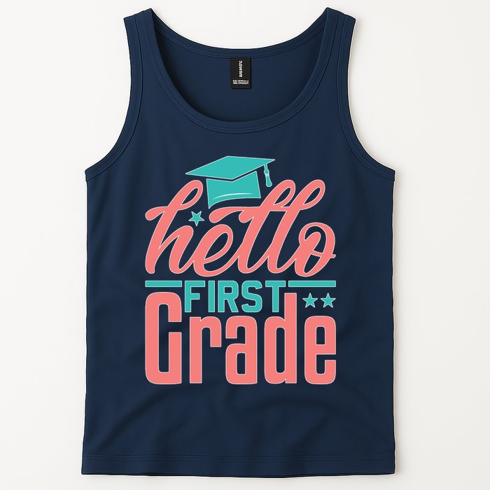 Hello First Grade Tank Top