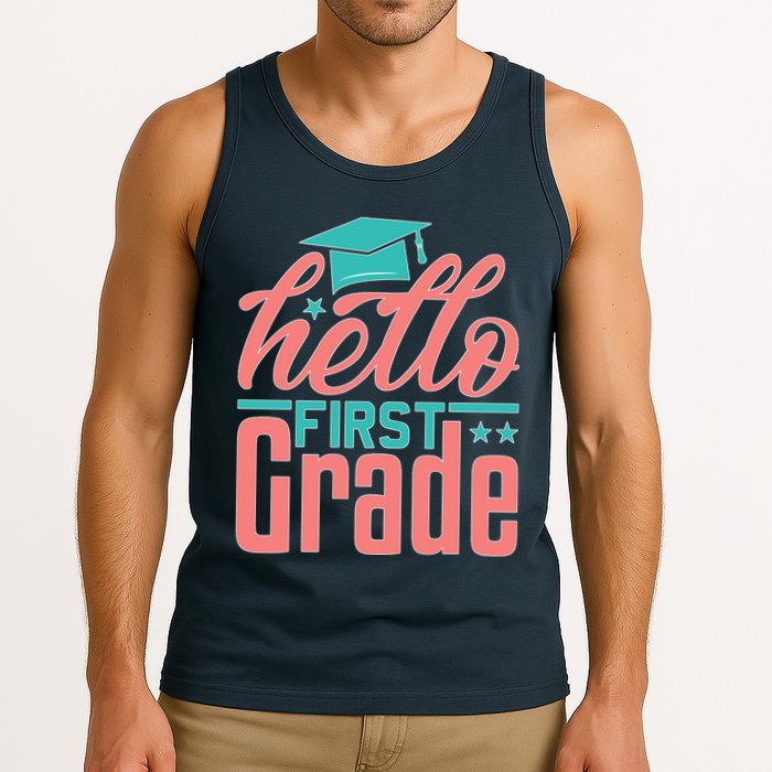 Hello First Grade Tank Top