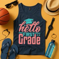 Hello First Grade Tank Top