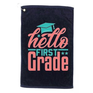 Hello First Grade Platinum Collection Golf Towel