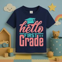 Hello First Grade Toddler T-Shirt