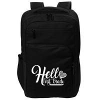 Hello First Grade Pencil Heart Impact Tech Backpack
