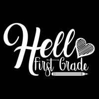 Hello First Grade Pencil Heart Impact Tech Backpack