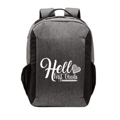 Hello First Grade Pencil Heart Vector Backpack