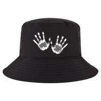 Hello Good Bye Paint Hand Prints Cool Comfort Performance Bucket Hat