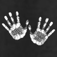 Hello Good Bye Paint Hand Prints Cool Comfort Performance Bucket Hat