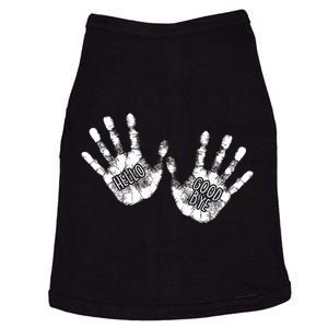 Hello Good Bye Paint Hand Prints Doggie Tank