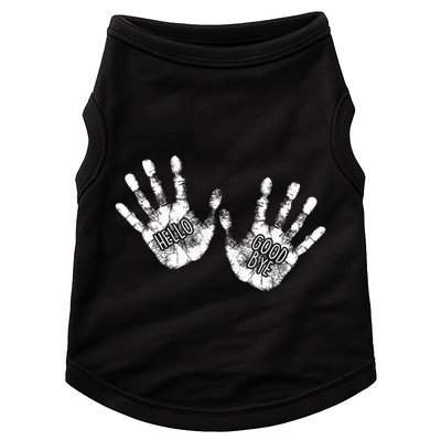Hello Good Bye Paint Hand Prints Doggie Tank
