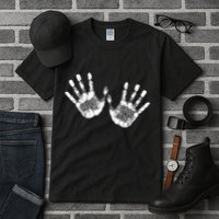 Hello Good Bye Paint Hand Prints Tall T-Shirt